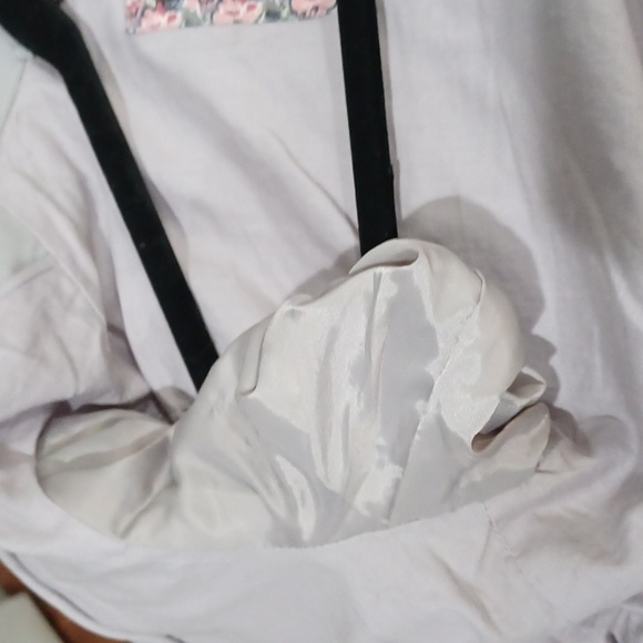 Juicy Couture Wmn's "P" purple-ish grey zip & snap closure wide collar jacket - Picture 12 of 16